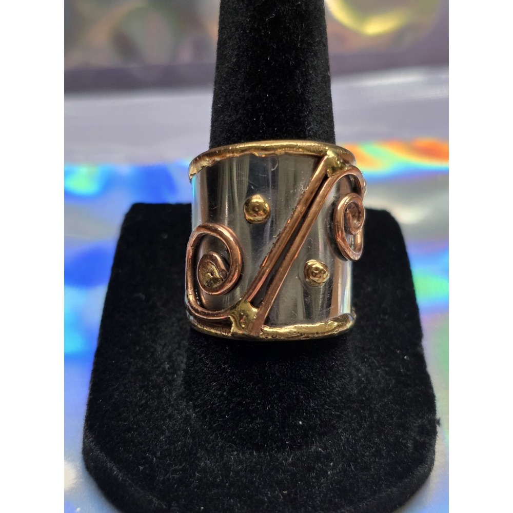 Ring Brass & Copper Cuff Item# 0065‎